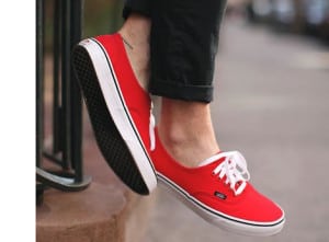 vans rouge