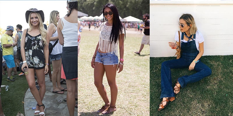 Chaussuresà Coachella : sandales