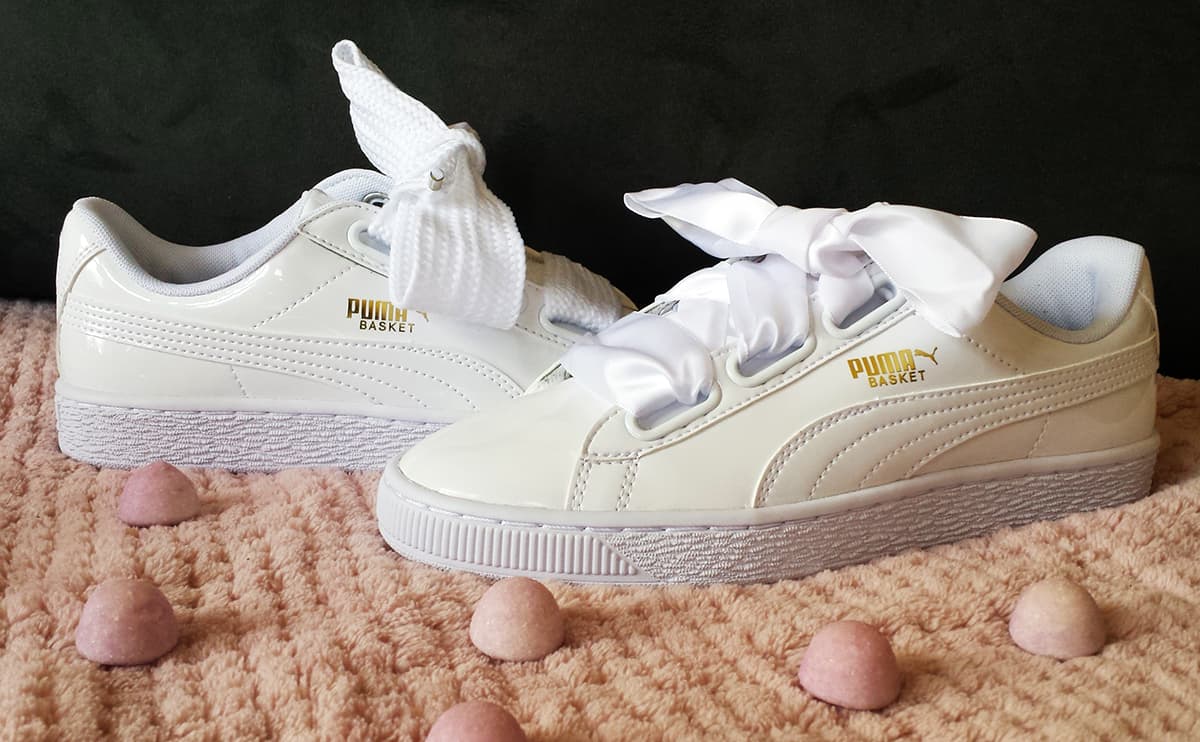 Puma Heart Patent Puma Heart Patent Blanches