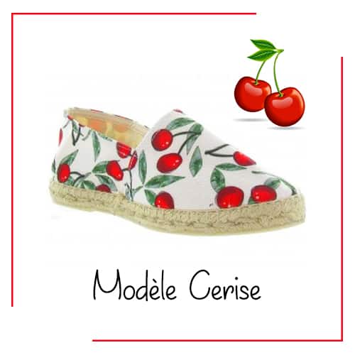 Cadre Espadrille Cerise