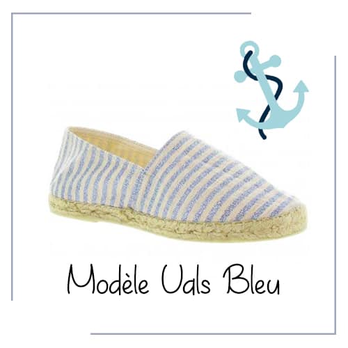 Cadre Espadrille Vals Bleu