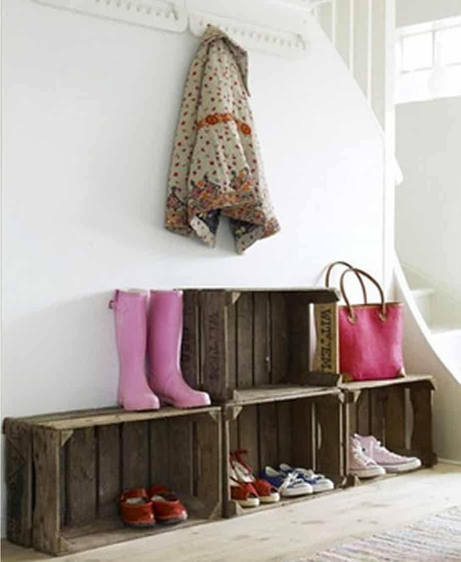 Chaussuresonline-chaussures-rangements-rangementschaussures-idée-astuce-cagette-DYI Chaussuresonline-chaussures-rangements-rangementschaussures-idée-astuce-cagette-DYI