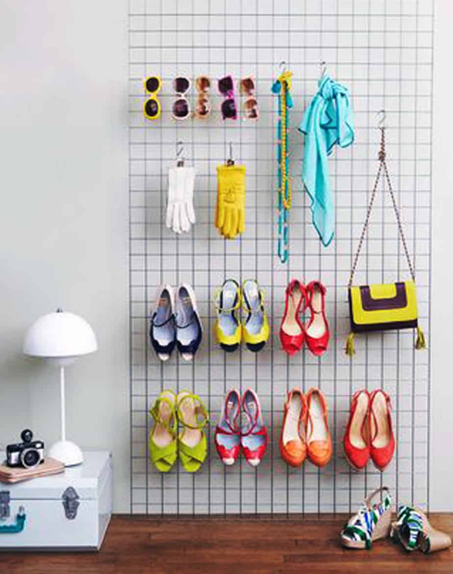 chaussuresonline-astuce-grillage-idée-rangement-chaussure-DYI-rangementschaussures chaussuresonline-astuce-grillage-idée-rangement-chaussure-DYI-rangementschaussures