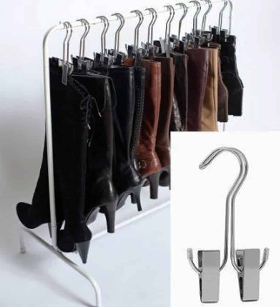 chaussursonline-astuce-cintres-rangement-chaussure-rangementschaussures-idée-DYI chaussursonline-astuce-cintres-rangement-chaussure-rangementschaussures-idée-DYI