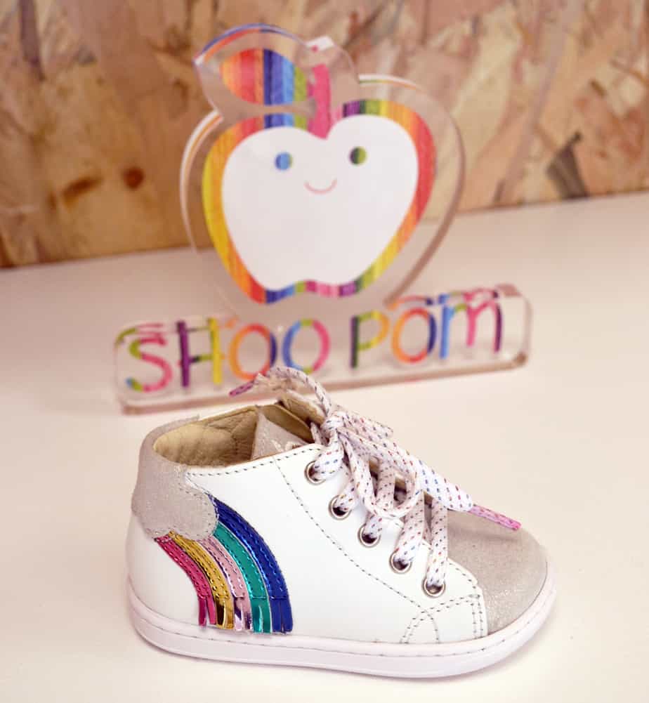 Chaussuresonline-Pom'Cannelle-blogdechiara-blogchaussures-printempsété2019-bébéfille-boubacloud-arc-en-ciel-nuage-météo-fillette-choupette-mimi-tendance-mode