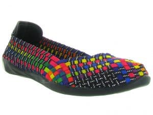 chaussuresonline-marqueBernieMev-catwalk-bicolore-noire-technologie-tendance-mode-femme-chausures-ballerines-