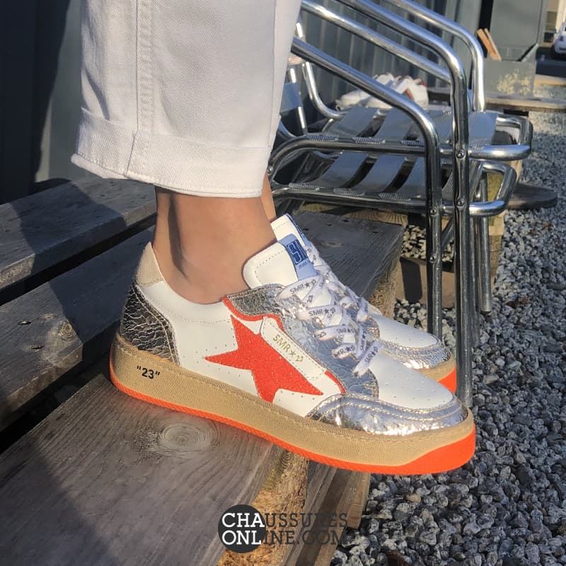 Voici le nouveau modèle de Basket Sermerdjian pour le printemps-été 2020 nommé Arto 3324 orange !
