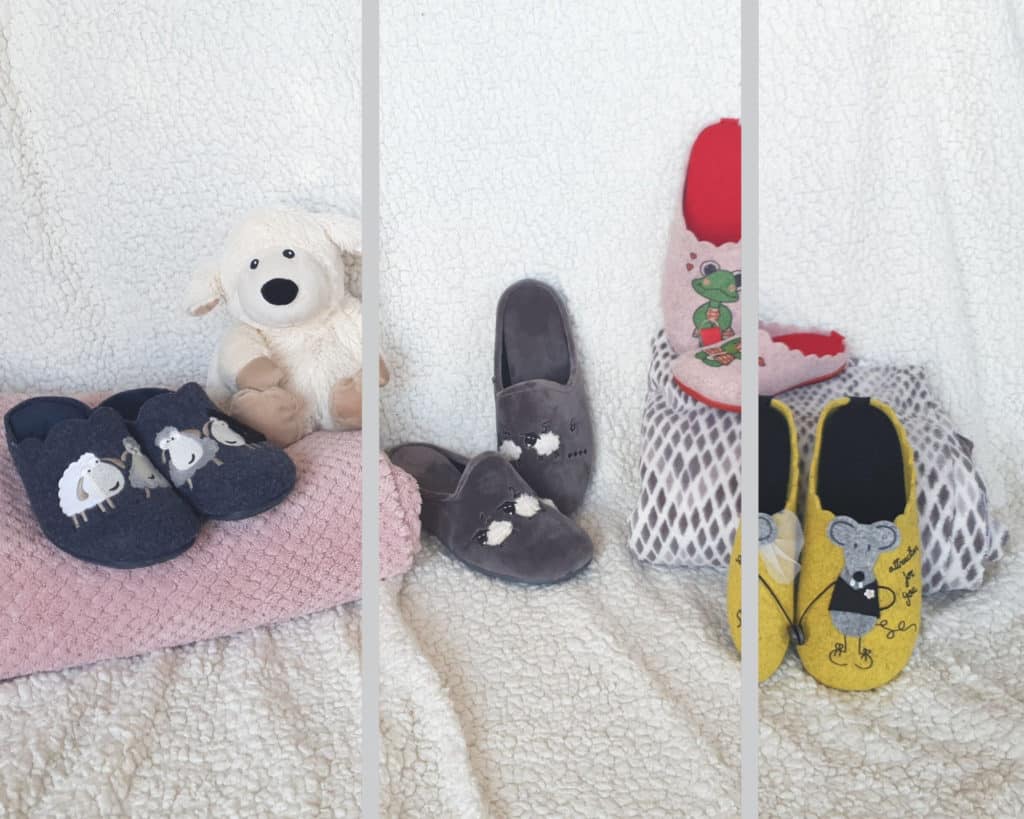 Chaussons fantaisies femme