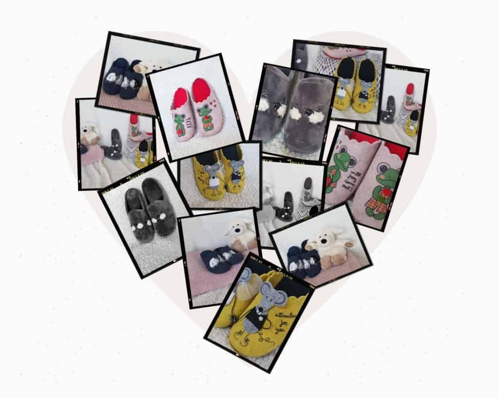 Chaussons fantaisies femme