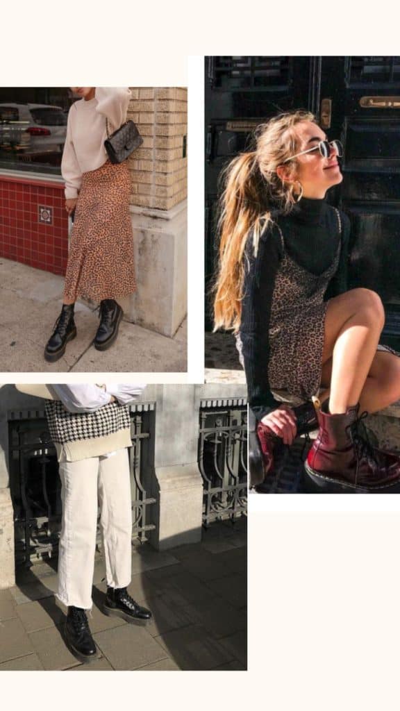 Idées look en boots DR MARTENS