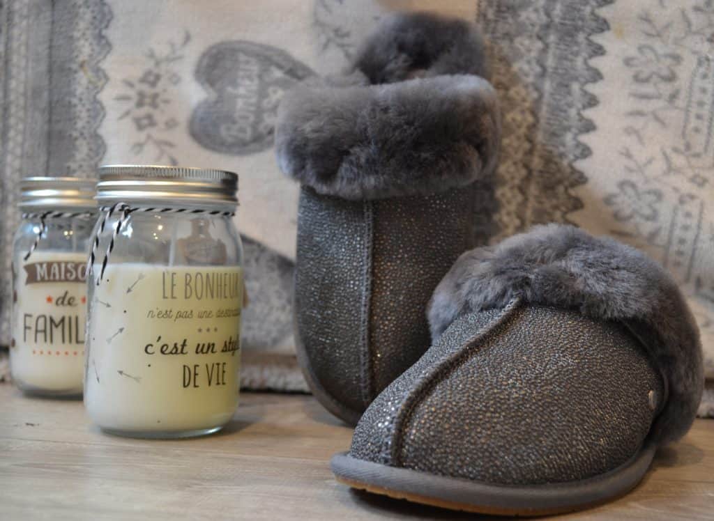 Chausson,Ugg,mouton,cosy