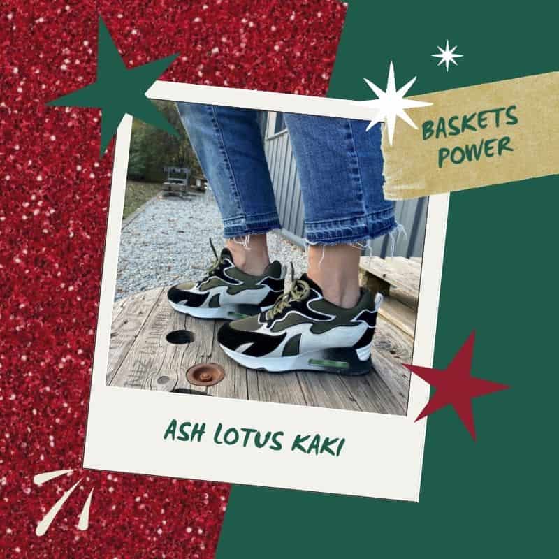 BASKETS KAKI ASH