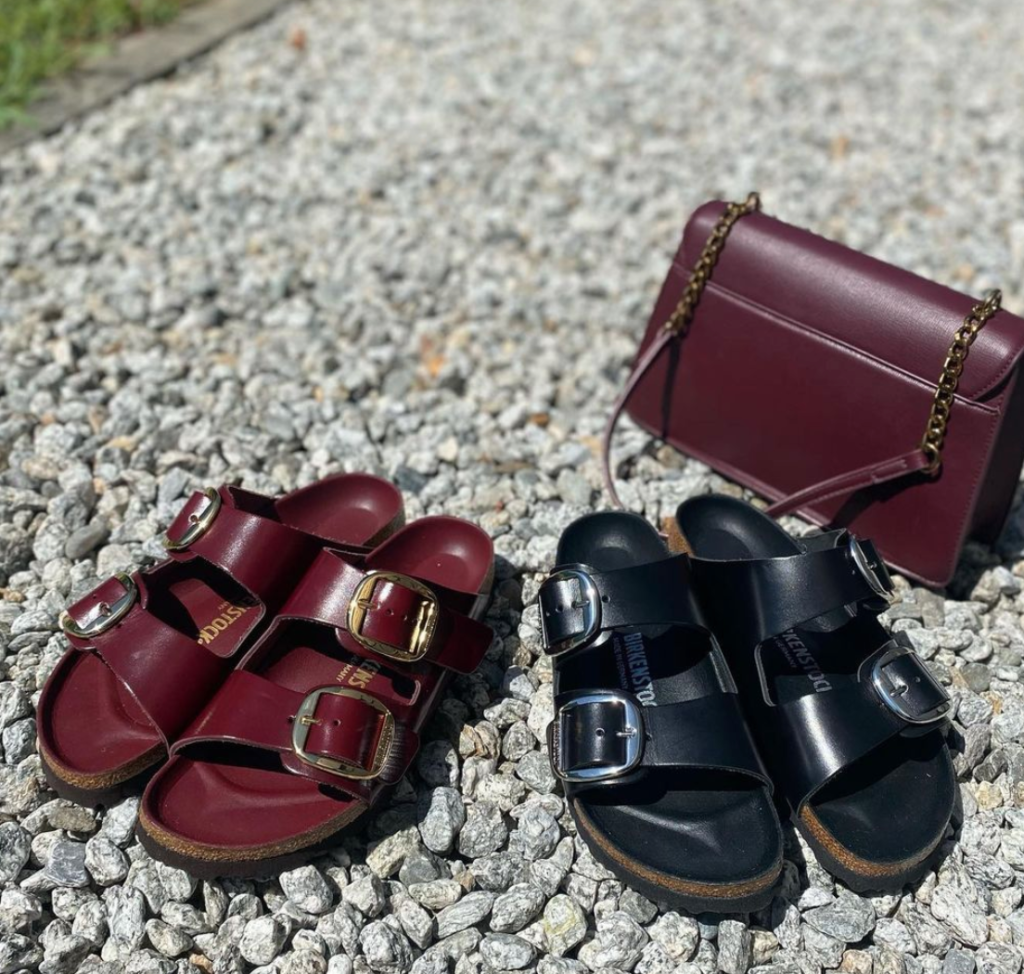 BIRKENSTOCK ARIZONA BIG BUCKLE BORDEAUX OU NOIR sur chaussuresonline.com