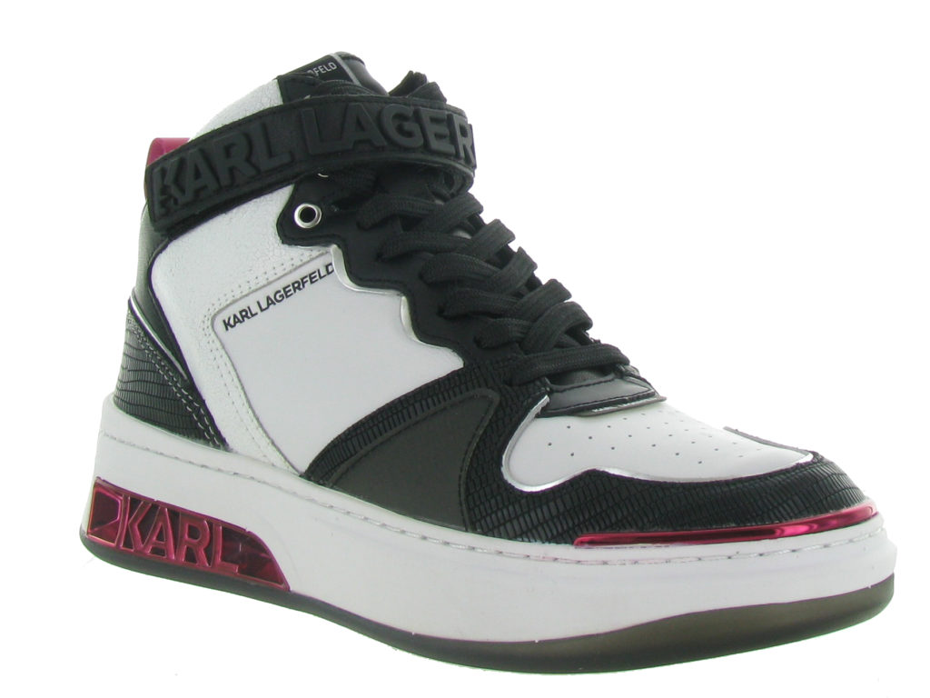 baskets noires et blanches Karl Lagerfeld