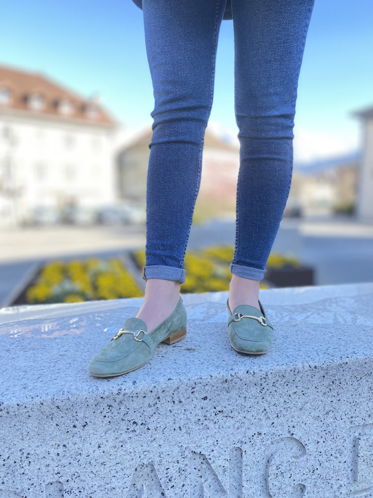 mocassin femme