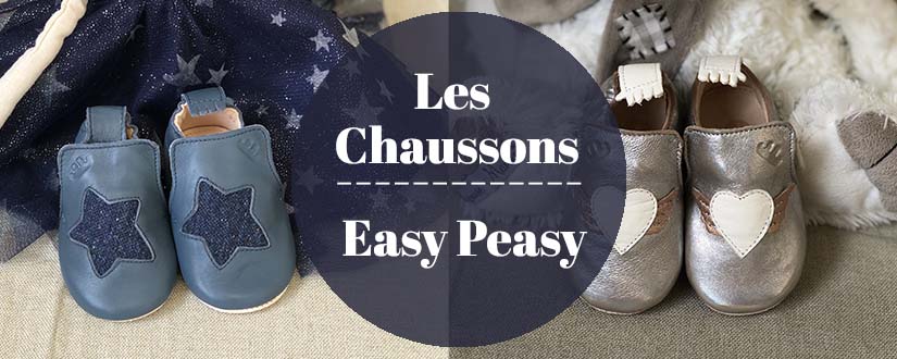 chaussons cuir easy peasy
