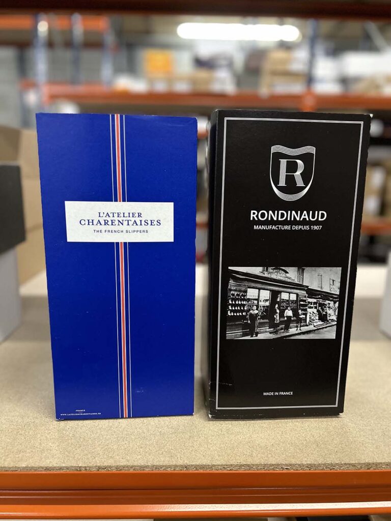 Rondinaud : les deux différentes boites