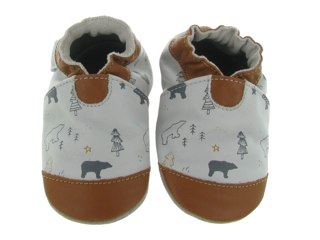 Chaussons premiers pas Robbez pour enfant