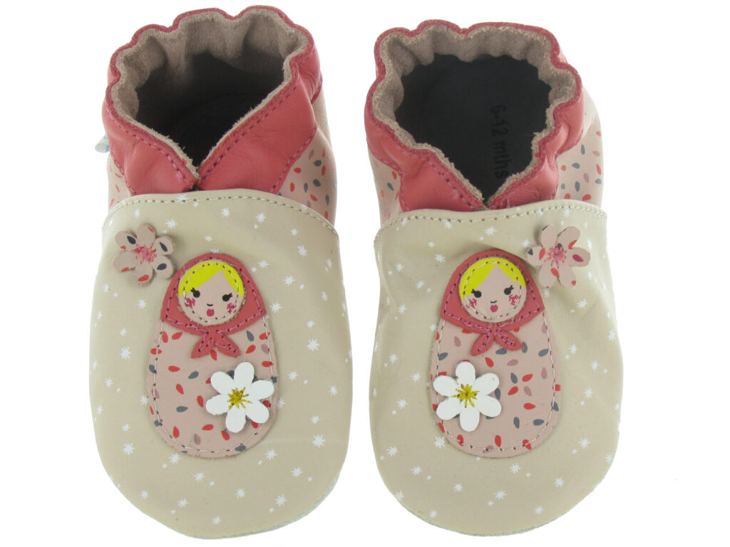 Chaussons premiers pas Robbez pour fille