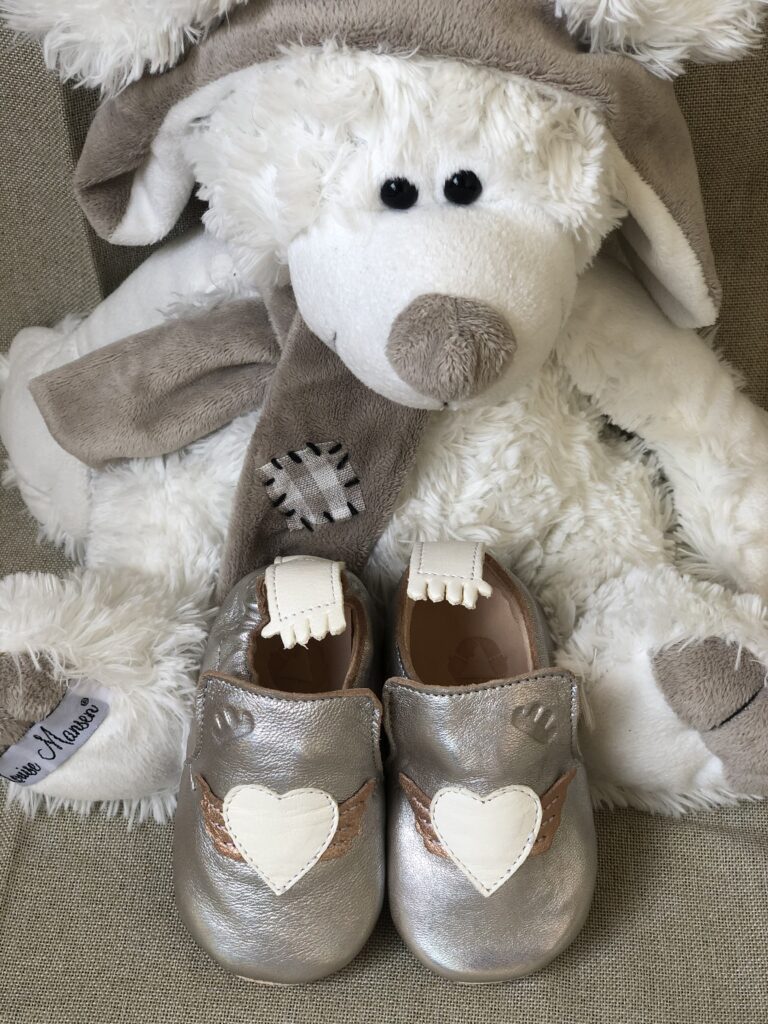 Chaussons en cuir Easy Peasy 
