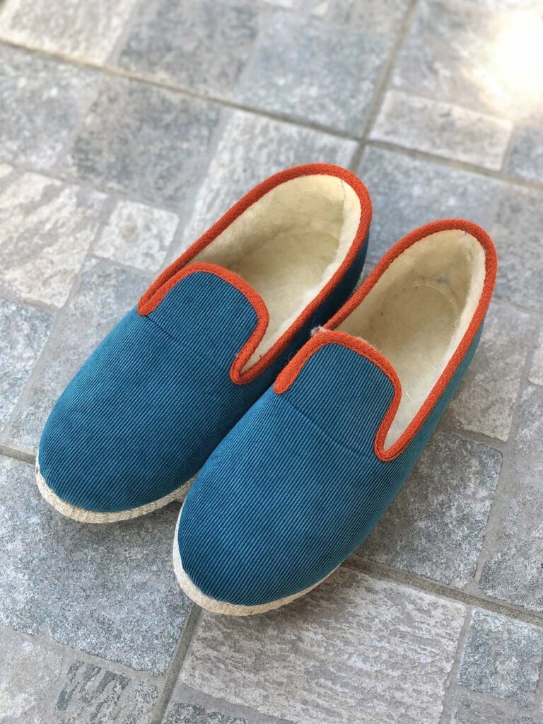 Chaussons Chausse mouton bleu pour homme