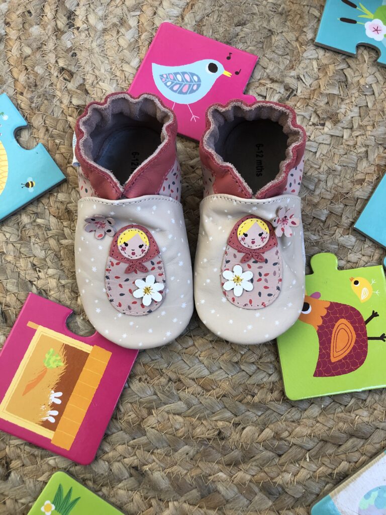 Chaussons en cuir Robeez