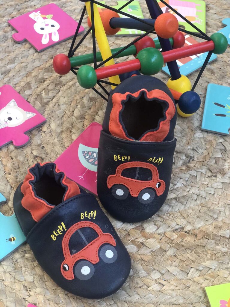 Chaussons en cuir Robeez