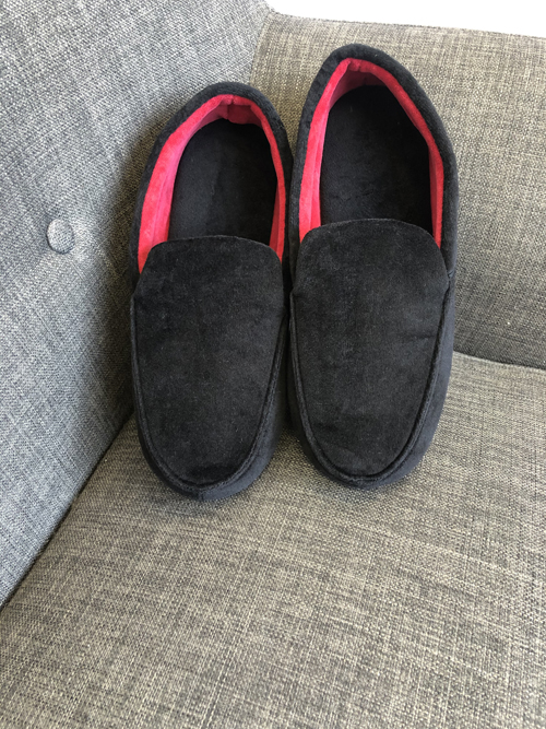 Mocassins Isotoner pour homme noir