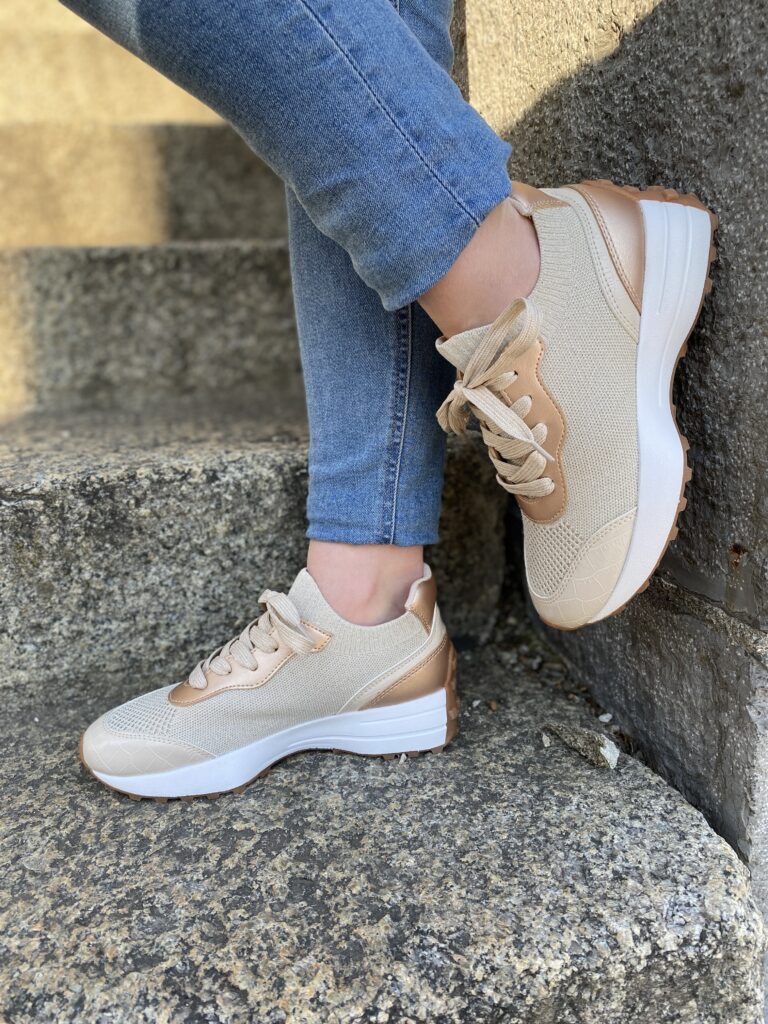 Baskets Reqins impala beige