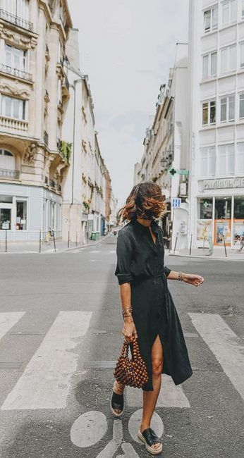 mules avec une robe