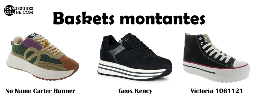 Les baskets montantes chaussuresonline