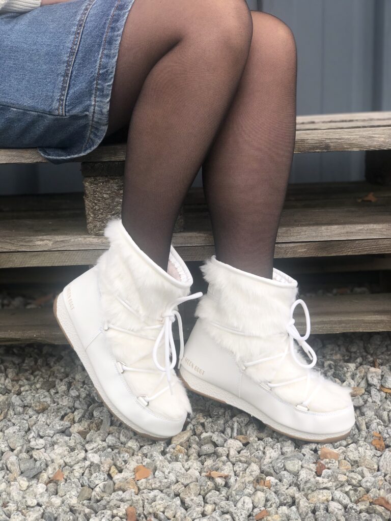 Moon boot icon low faux fur