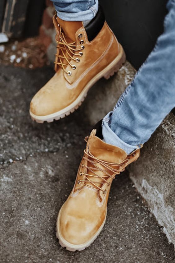 Yellow boot homme 