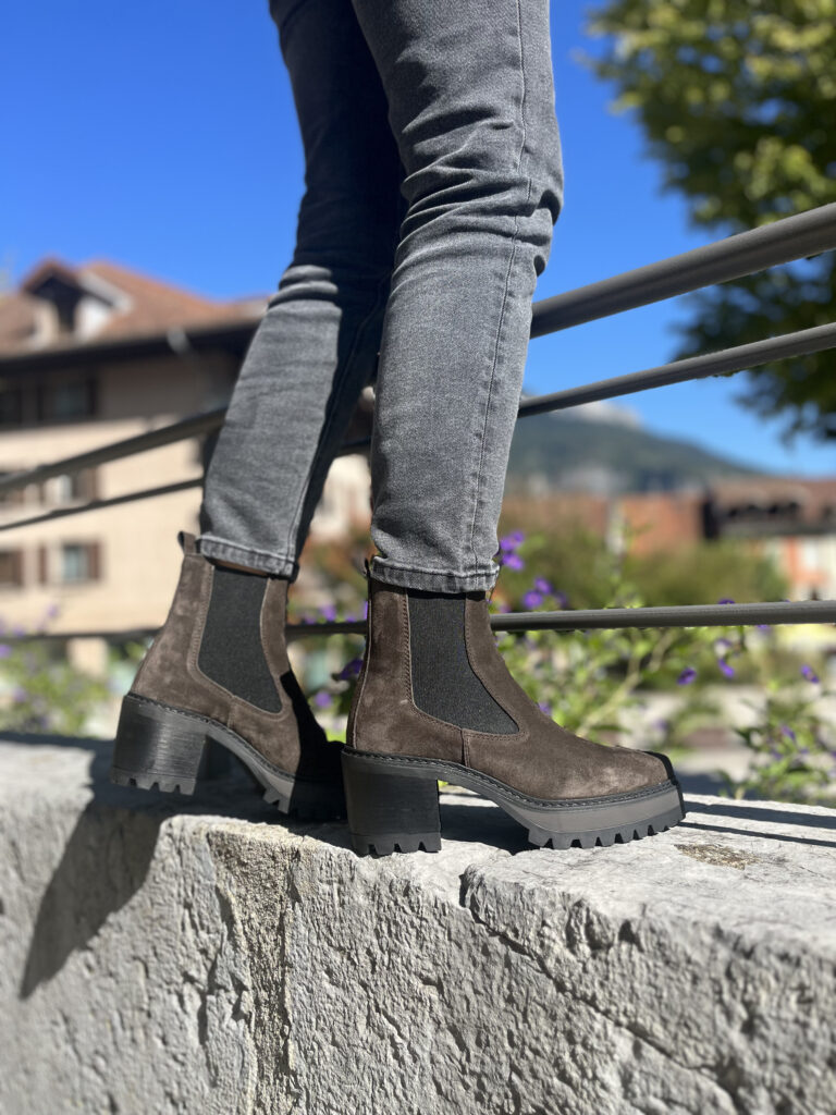 Bottines marron fonce talon alpe 2436 6304901 3