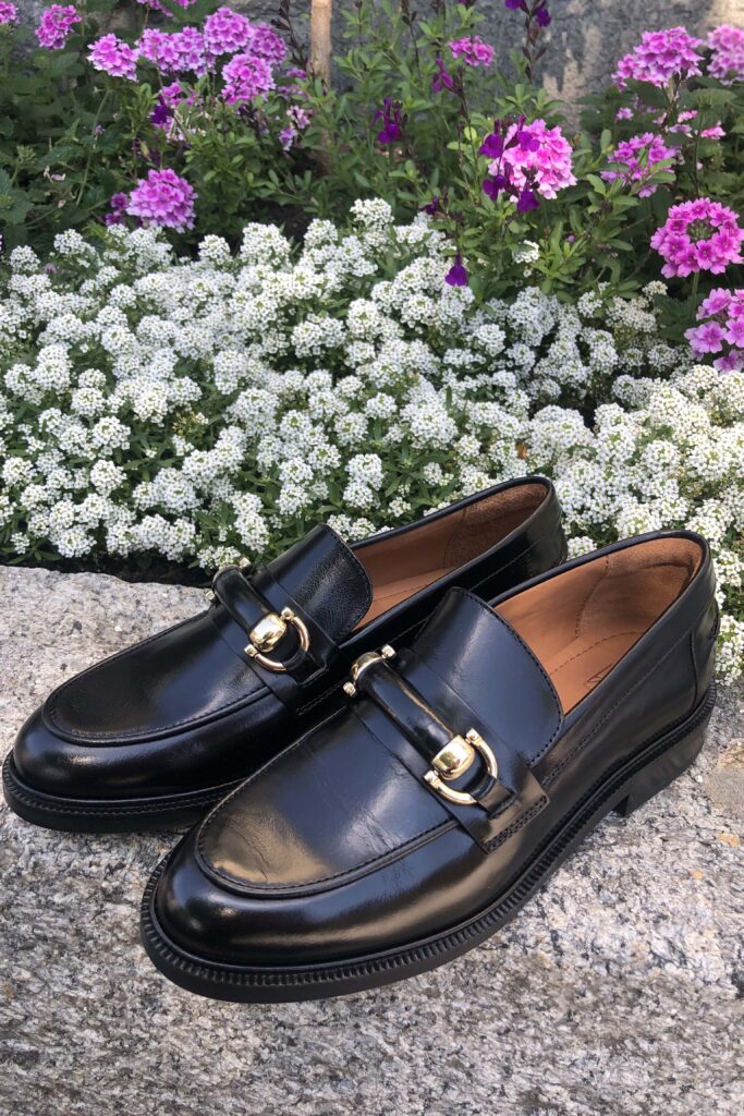 Mocassins femme noir billi bi a3002