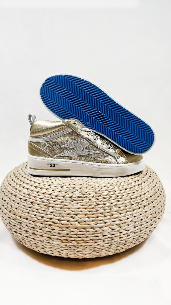 Basket femme montante dore eclair semerdjian smr 23 gibra 11652 7361001 43 1