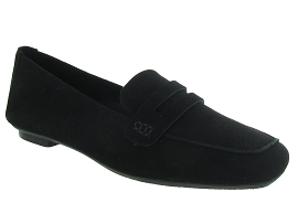 Mocassins noir pour femme de la marque Reqins