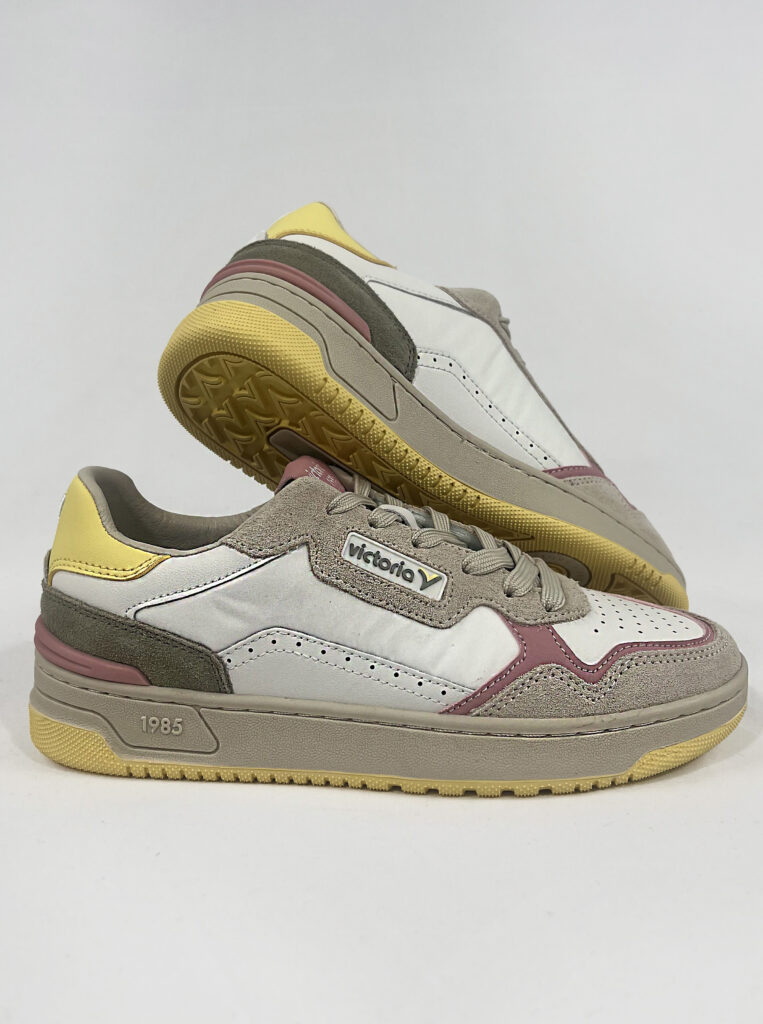 Basket jaune rose 8800116 victoria