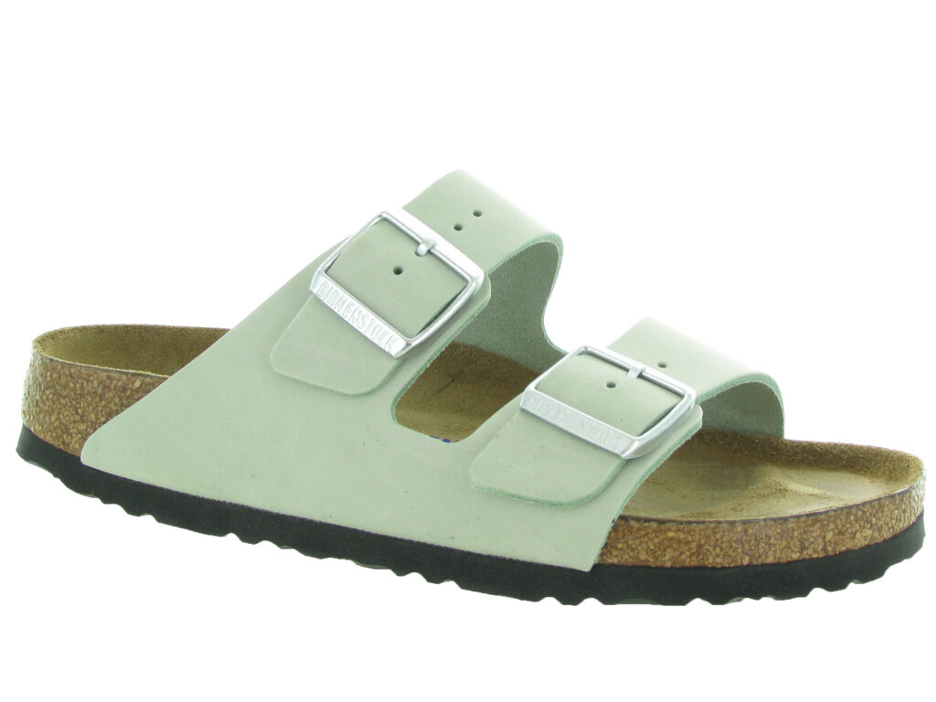 Birkenstock vert amande femme arizona cuir