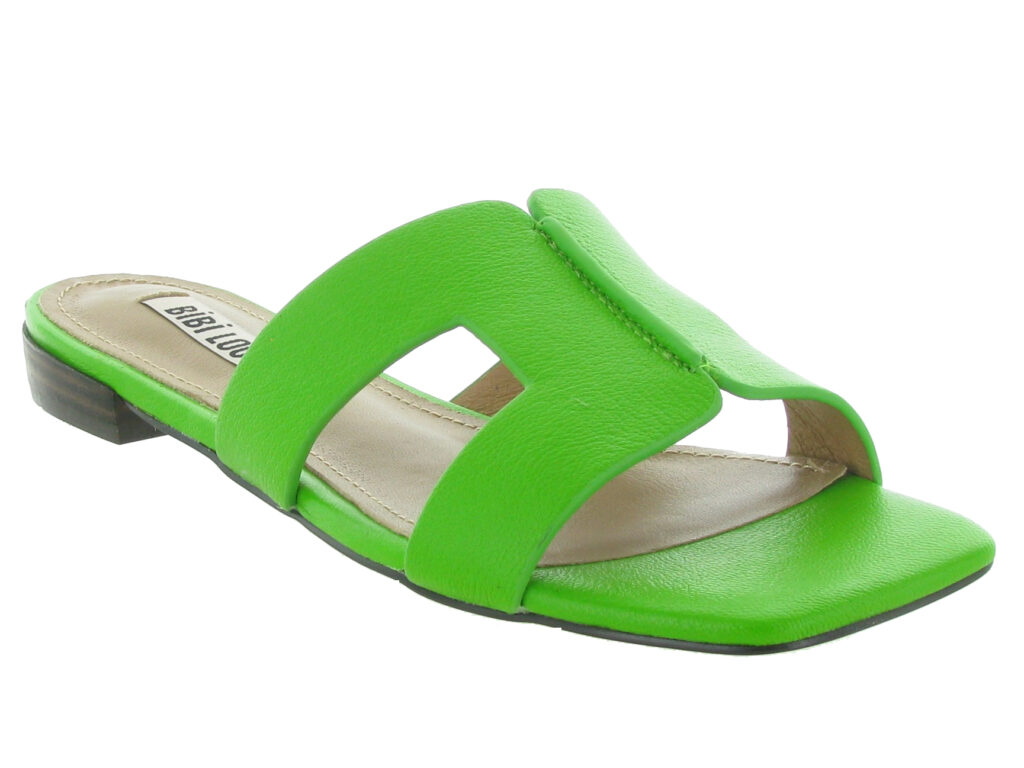 Sandale verte fluo femme bibi lou