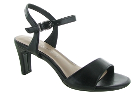 Sandales noire à talon pour femmes de chez Tamaris