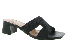 Mules à talon noire de chez Bibi lou
