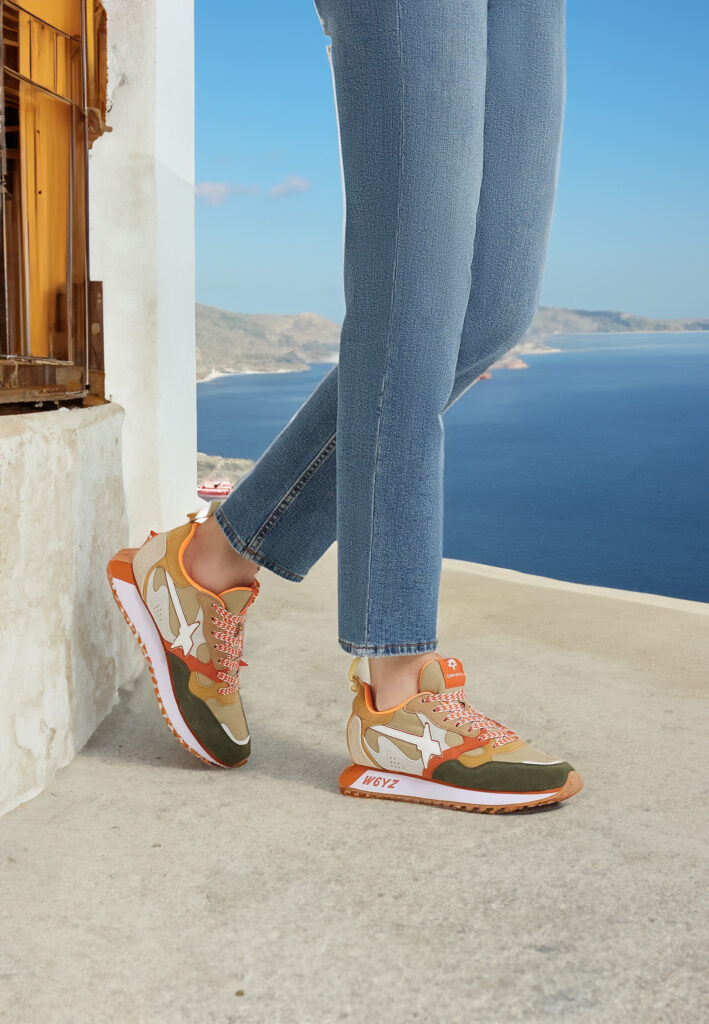 Basket homme loop orange w6yz