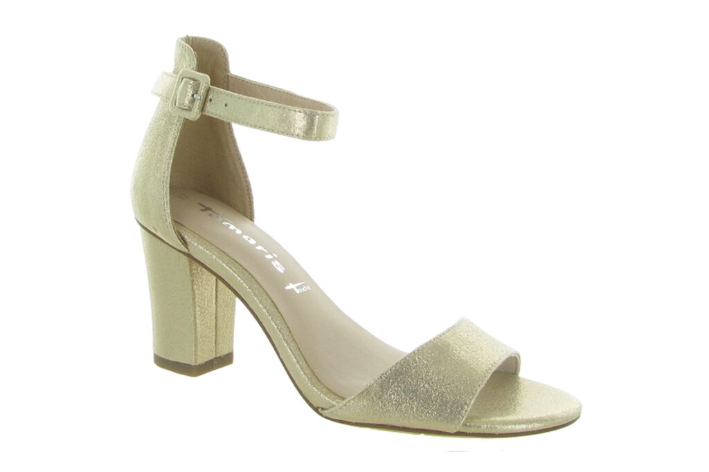 Escarpins femme dore tamaris 2