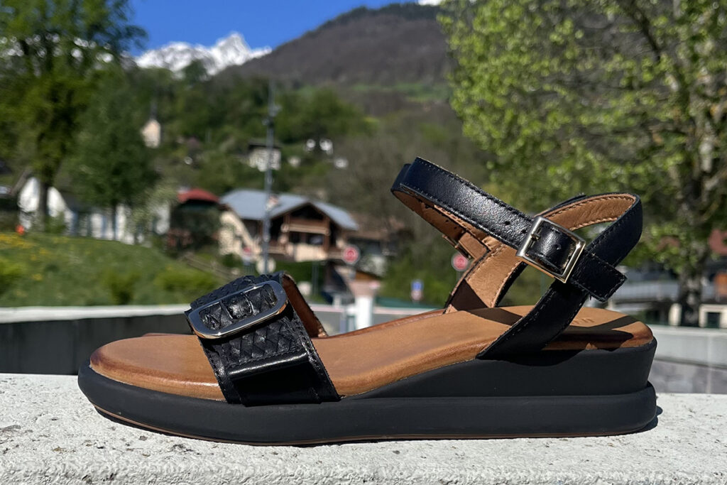 Sandale femme noir inuovo a95013 7362701
