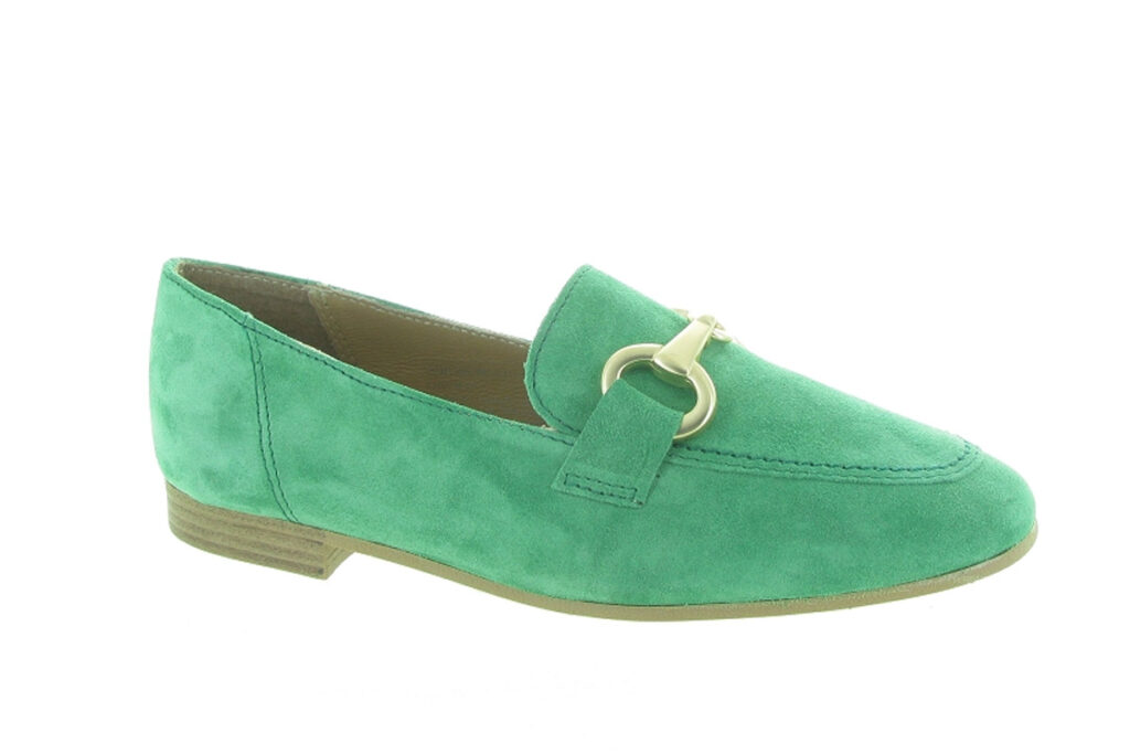 Mocassins femme vert tamaris
