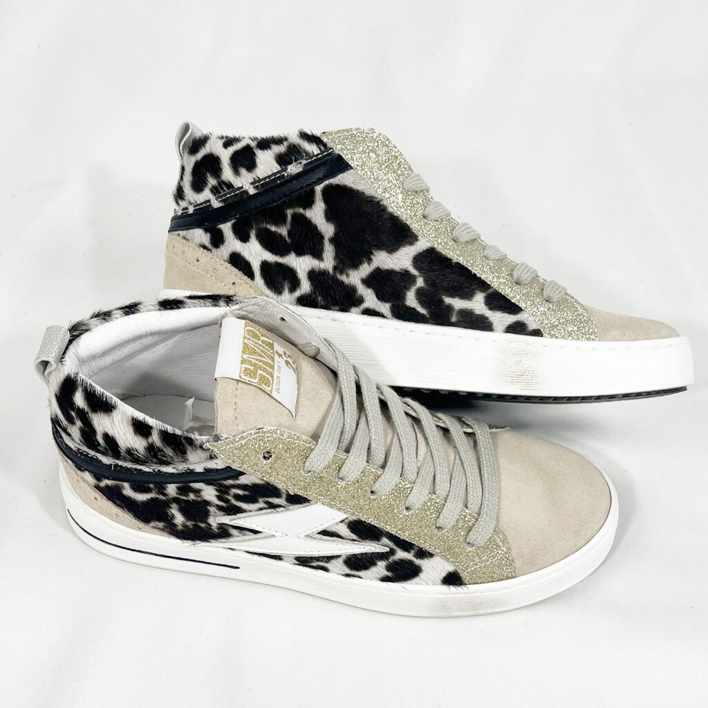 Basket femme montante leopard gibra a676