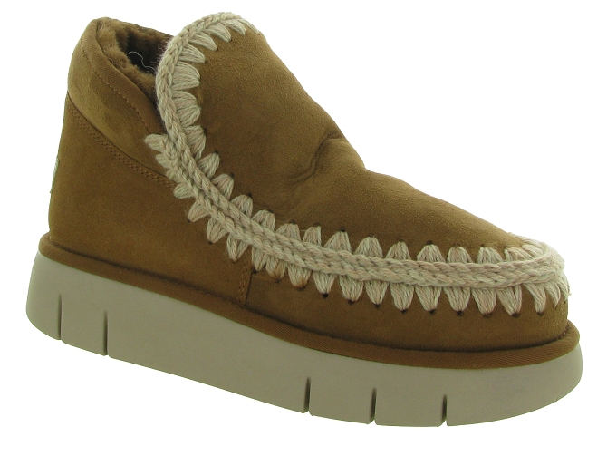 Bottes hiver femme mou eskimo bounce marron