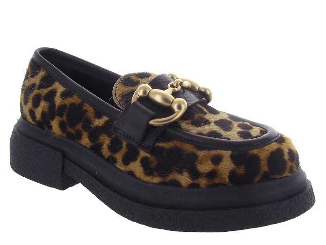 Mocassins femme leopard semerdjian