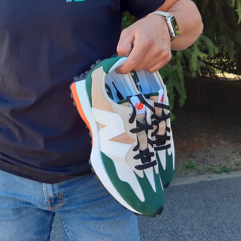 New balance 327 homme verte